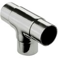 Lavi Industries Lavi Industries, Flush Tee Fitting, for 2" Tubing, Polished Stainless Steel 40-734/2